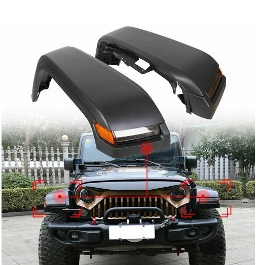 Jeep Wrangler JK to JL Style Conversion Fenders